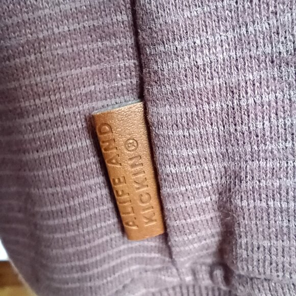 ALIFE&KICKIN Women's Vintage Hoodie Sweatshirt XL Dusty Rose Boho Cotton Chic - Picture 5 of 11